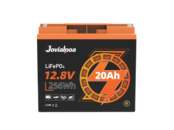 Jovialpoa 12V 20Ah锂LiFePO4深循环电池